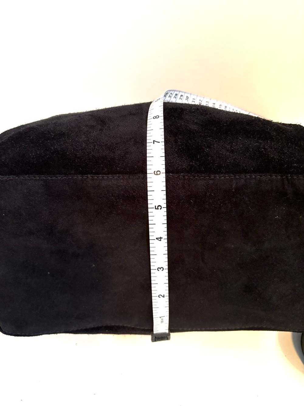 Roost Black Suede Shoulder Hobo Bag - Picture 7 of 11
